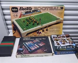 Electric Football, Deluxe Backgammon Attache Set, and Much More