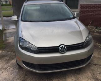 2013 VW Jetta station wagon gold - 58000 miles - very good condition. 