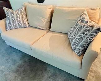 13.  Contemporary small space sofa • 31"Hx75"Wx37"D • $195