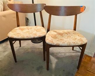 45.   Mid Century modern chairs • sold as pair • $150