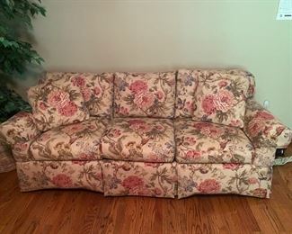 Highland House Designer Floral 3-Seater Sofa - 38"H x 87"W x 39"D - $420  