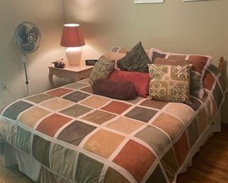 Queen Base & Queen Beautyrest Mattress - 28"H 60"W x 80"D - $125  