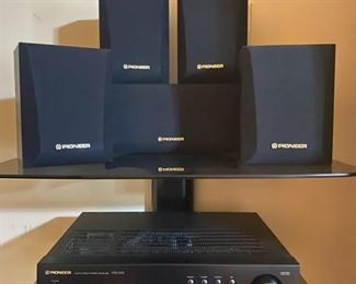 Pioneer Audio/Video Stereo Receiver, 5 Speakers & Subwoofer