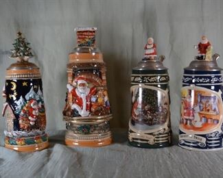 Holiday steins