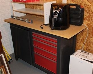 Craftsman tool cabinet work bench
