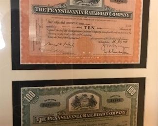 Pennsylvania Railroad Stock