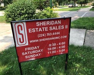 Sheridan Estate Sales II gets the best sales!