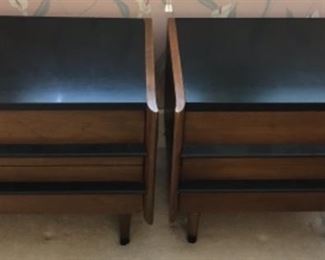 American of Martinsville bedside tables. They are 22 1/2 long 22” tall, 161/2” deep. Priced at $180.00 each 