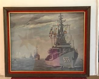 Warship returning to Rhode Island 