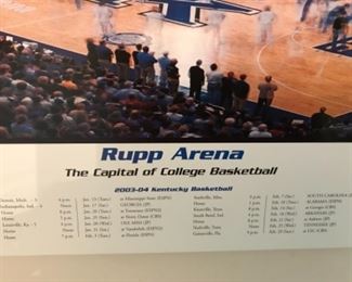2003-2004 UK Basketball poster 
