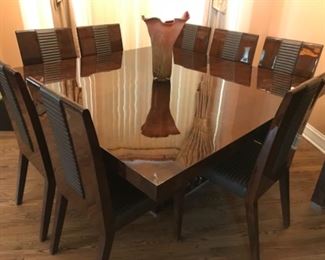 DR table and 8 chairs from Spain