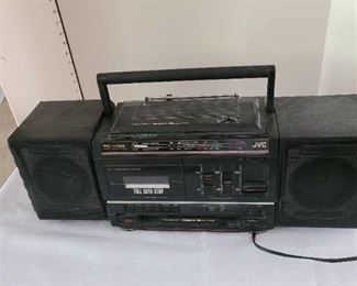 JVC AM FM cassette player