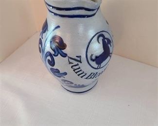Zuma Blauen Bock pitcher - German pottery