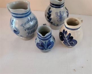 German pottery - pitchers