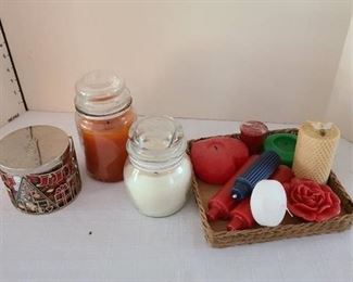 Assorted candles