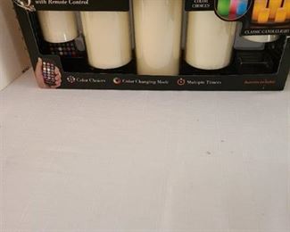 LED wax candles with remote