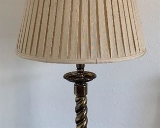 Vintage Brass Table Lamps pair