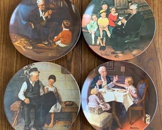 Norman Rockwell Plates 