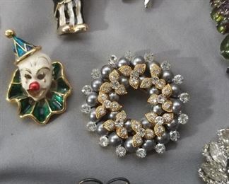 Vintage Signed Broaches 