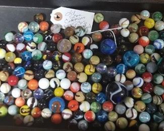 Old German marbles with Shooters 