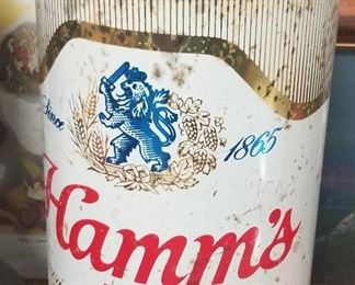 Hamm's Beer Trash Can 