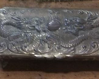 Antique Brush Silver plate 