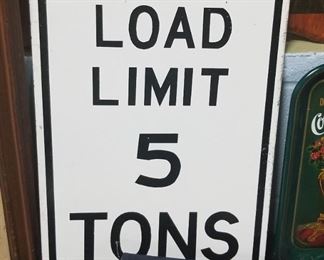 Load Limit Sign 