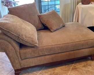 Douglas Furniture Traditional Fabric Chaise Lounge 37x37x68in HxWxD