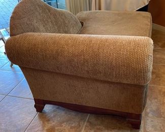 Douglas Furniture Traditional Fabric Chaise Lounge 37x37x68in HxWxD