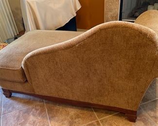 Douglas Furniture Traditional Fabric Chaise Lounge 37x37x68in HxWxD