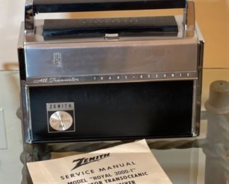 zenith transoceanic royal 3000-1 Multiband Radio 10.5x12.5x5in HxWxD
