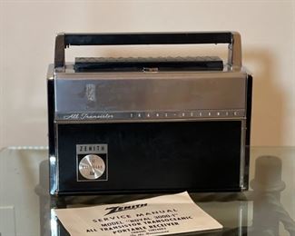 zenith transoceanic royal 3000-1 Multiband Radio 10.5x12.5x5in HxWxD