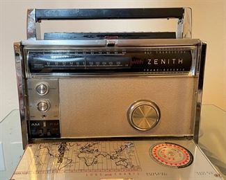 zenith transoceanic royal 3000-1 Multiband Radio 10.5x12.5x5in HxWxD