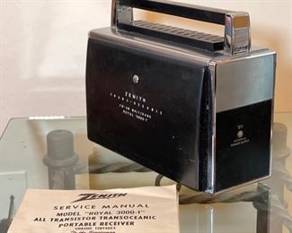 zenith transoceanic royal 3000-1 Multiband Radio 10.5x12.5x5in HxWxD