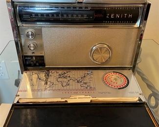 zenith transoceanic royal 3000-1 Multiband Radio 10.5x12.5x5in HxWxD