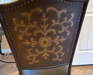 Granite Tile Dining Table & 4 Chairs 30 inches high by 45.5 inches diameter