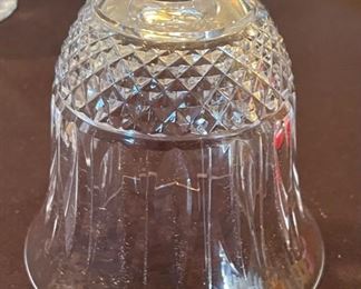 8pc St Louis France Tommy Crystal Glass Water Goblet Glasses Saint 7.25in h x 3.5in diameter