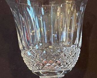 8pc St Louis France Tommy Crystal Glass Wine Hocks Glasses 6.75in h x 3.5in diameter