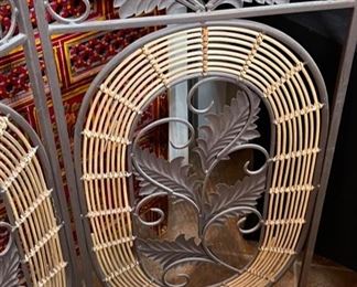 Metal 3 Panel Room Divider Screen 66in H x 51in w