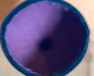 Mongolian Traditional Hat Headdress 8in H x 7.75in Diameter