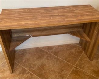 Veneer Office Shelf Table 29x48x18in