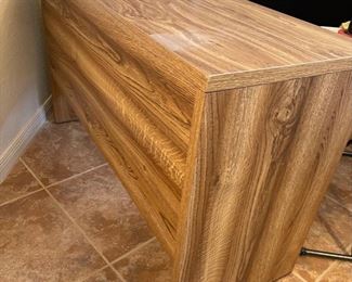 Veneer Office Shelf Table 29x48x18in