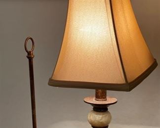 Single Arm Table Lamp 31x14x8in HxWxD