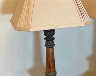 2pc Column Lamps PAIR 30x14x14in HxWxD