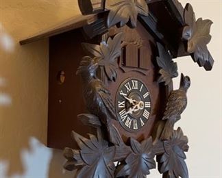 AS-IS Reuge Cuckoo Clock 17x11x7in HxWxD