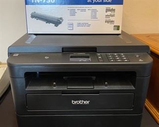 Brother HL-L2395DW Laser Printer w/ TN-730 Toner 10.75x16.25x16in HxWxD