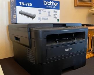 Brother HL-L2395DW Laser Printer w/ TN-730 Toner 10.75x16.25x16in HxWxD