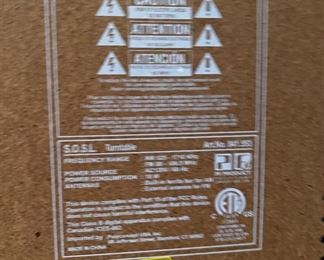 Spirit of St. Louis Record Player CD Tuner 9.75x18.5x15in HxWxD