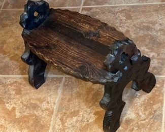 VIntage Stool 16x20x10.5in HxWxD