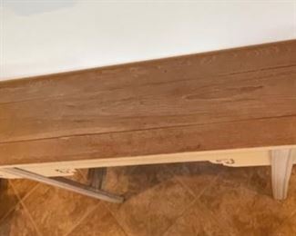 Rustic Oriental Style Accent/hallway table 39x61x14in HxWxD